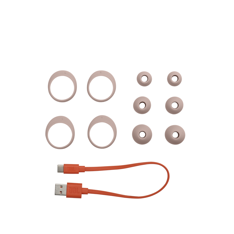 JBL Live Free NC+ TWS - Rose - True wireless Noise Cancelling earbuds - Detailshot 8 image number null